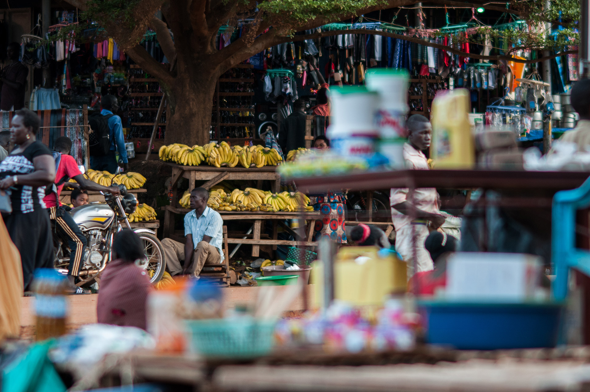 A market in Kitgum, near Gulu, Uganda