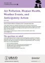 Cover of Report on Air Pollution and Anticipatory Action