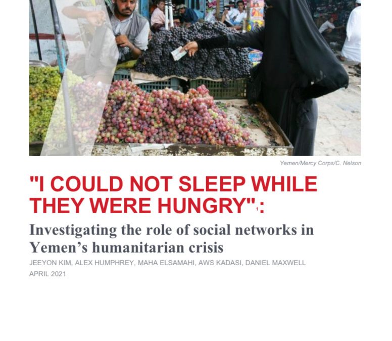 “I could not sleep while they were hungry”: Investigating the role of social networks in Yemen’s humanitarian crisis