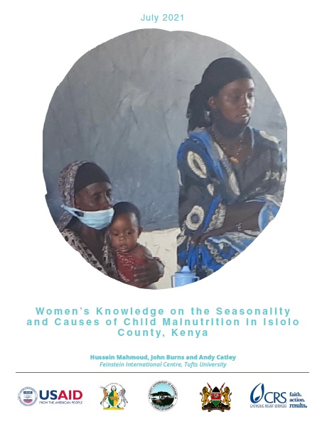 cover of report about child malnutrition in Isiolo county, northern Kenya