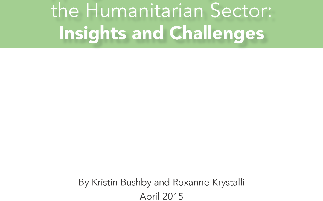Mapping Evidence Syntheses in the Humanitarian Sector: Insights and Challenges