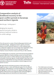 Brief: Livelihood Recovery In Post-Conflict Periods In UgandaTufts ...