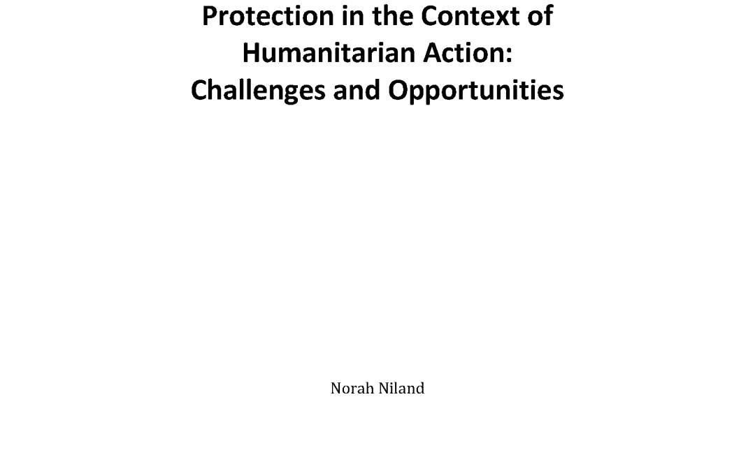 Protection in the context of humanitarian action