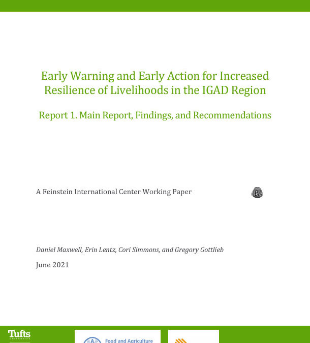 Early Warning and Early Action in the IGAD Region: Main Report, Findings, and Recommendations