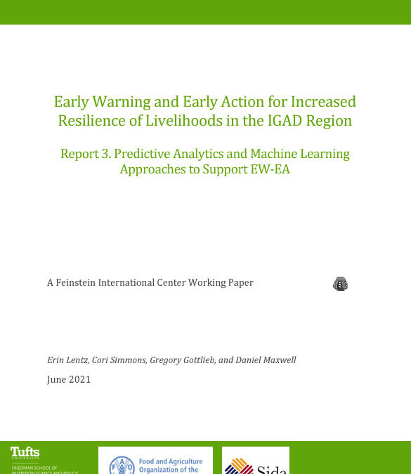 Early Warning and Early Action in the IGAD Region: Predictive Analytics and Machine Learning Approaches to Support EW-EA