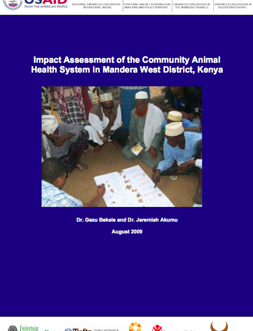 Impact Assessment of the Community Animal Health System in Mandera West District, Kenya