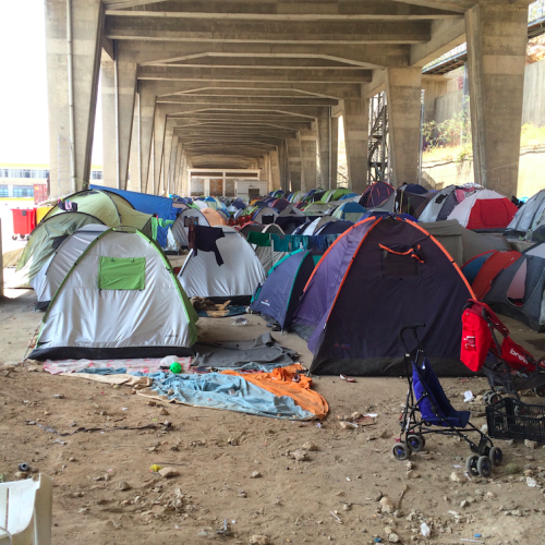Refugee Tent Camp