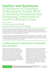 Cover of the Conflict Resilience brief