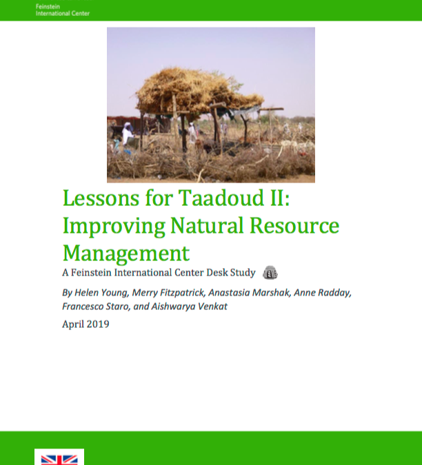 Lessons for Taadoud II: Improving Natural Resource Management