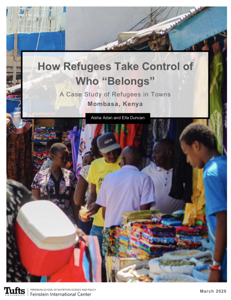 Mombasa, Kenya: A Case Report in Refugees in Towns - Tufts - Feinstein ...