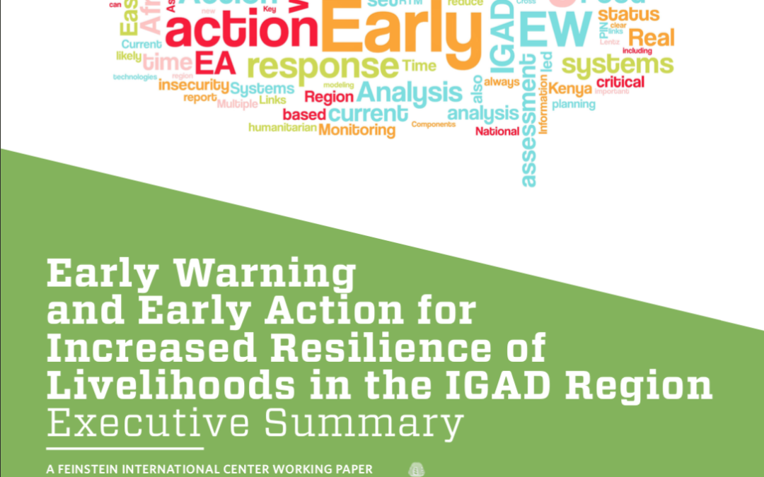 Early Warning and Early Action for Increased Resilience of Livelihoods in IGAD Region