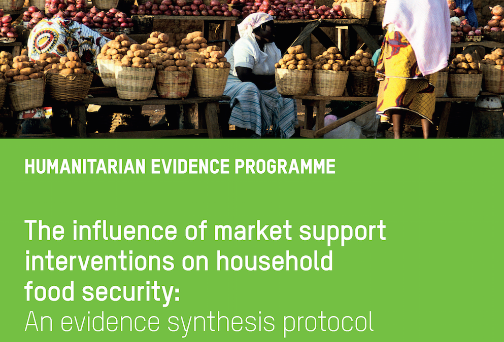 The influence of market support interventions on household food security: An evidence synthesis protocol